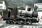 Rigi-Bahn (RB) Dampflok H 2/3 Nr.17 in Vitznau am 28.08.1999.