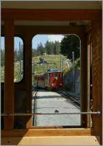 Zugskreuzung in Breitlauenen.