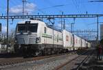 RailCare 476 452 zieht der COOP Guterzug durch Pratteln gen Westen am 13 Februar 2024.