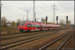 Am 10.11.2012 konnte 442 326 als RE7 nach Wnsdorf-Waldstadt bei der Einfahrt Berlin Schnefeld-Flughafen gesichtet werden.