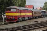 ZSSK 751 131 rangiert als Gast am 26 September 2025 in Benesov u Prahy.
