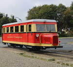 Der Borkumer Kleinbahn T1 am 23.09.2023 in Bad Doberan