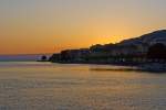 Abendliche Stimmung am Genfersee, Vevey am 25.05.2012