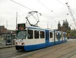 GVBA tram 916 Prins Hendrikkade, Amsterdam 18-09-2013.