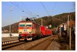 372 006 mit ein gemischte G�terzug in K�nigstein
