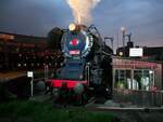 CD 498 104 bei der Nachfotoparade beim 8.Dampfloktreffe im Bw Dresden Altstadt am 15.04.2016.