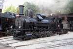 HELIKON 414 096 steht am 11 Juni 2022 ins Eisenbahnmuseum von Luzna u Rakovnika.