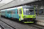 Am Morgen von 6 April 2017 steht Arriva CZ 845 104 in Praha hl.n.