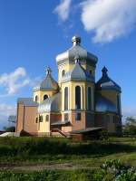 Neue Kirche Lavrykiv, Ukraine 15-09-2007.