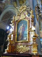 Innenansicht der Jesuitenkirche der Heiligen Peter und Paul.