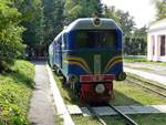 Diesellokomotive TU2 087 der Kindereisenbahn.