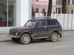 LADA Niva fotografiert in Lviv am 27-03-2008.