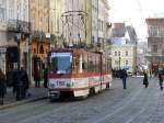 1152 (ex-Erfurt!) am Rynokplatz in Lviv 28-03-2008.