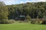 Schienenverkehr am Schienerberg.